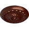 Ekena Millwork Flower Spiral Ceiling Medallion (Fits Canopies up to 2"), 12 1/4"OD x 2 1/4"P, Antique Copper CM12FLACS - alternate 3